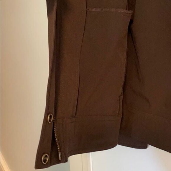 Chico’s rich dark brown zip jacket/ pockets - Picture 6 of 9